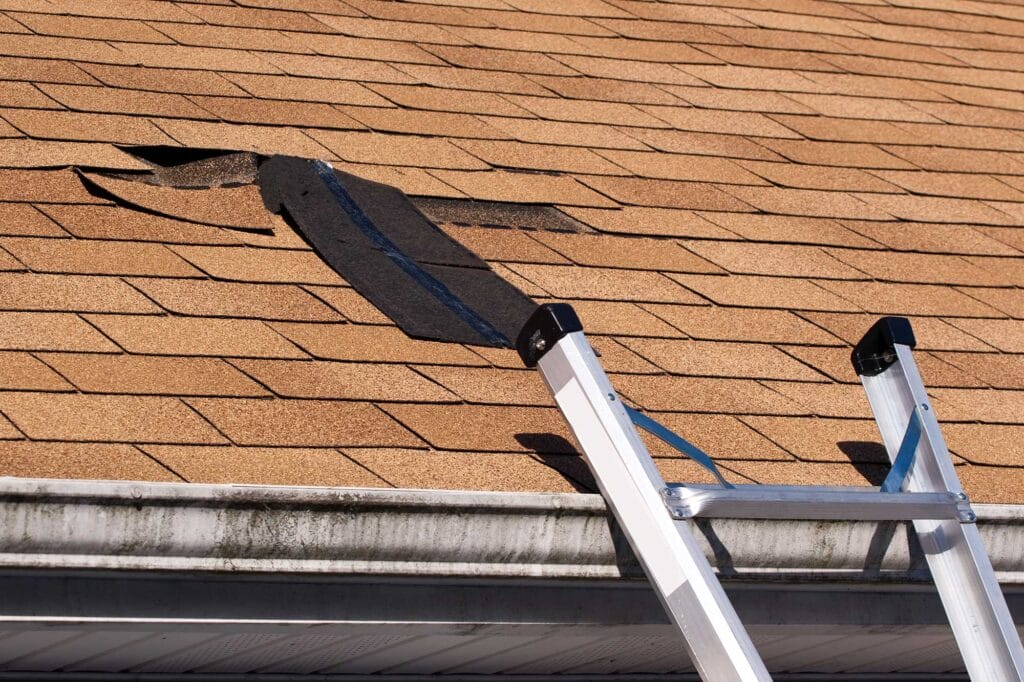 roof storm damage, storm damage repair, Springfield